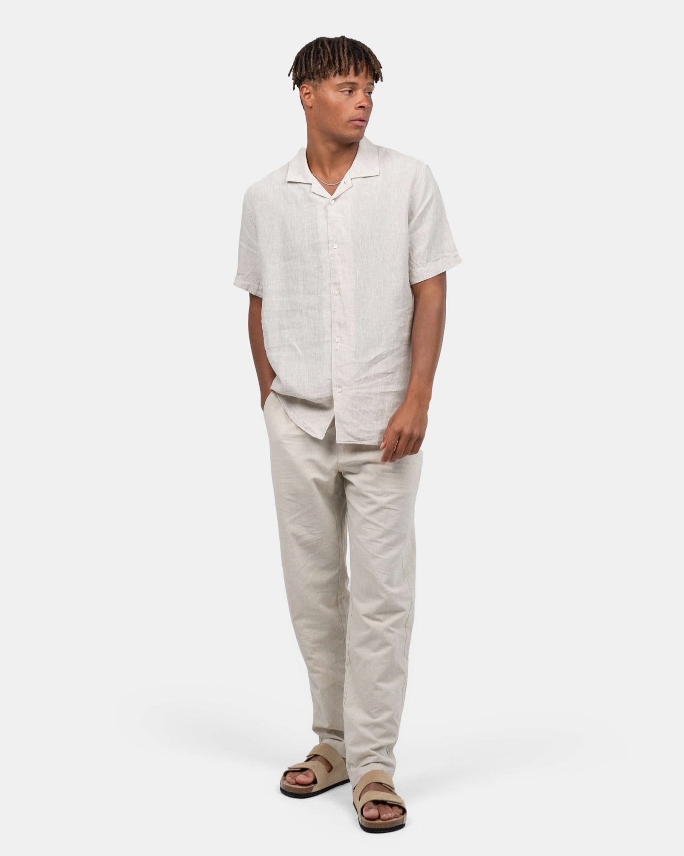 Hørbukser Beige | Skagen - clothing.dk